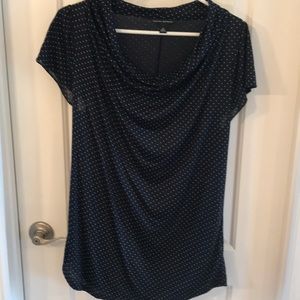 Banana republic soft knit drape neck top